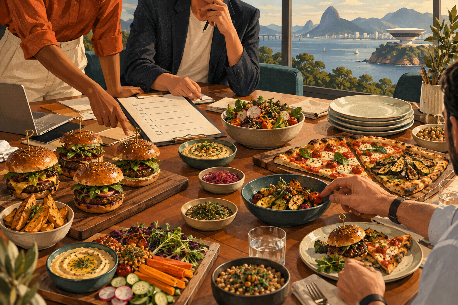 Melhores formatos de buffet para eventos corporativos em Niterói